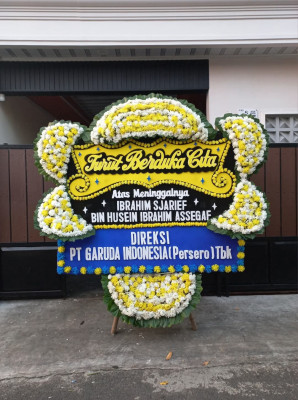 Papan Bunga Duka di Yenggelo